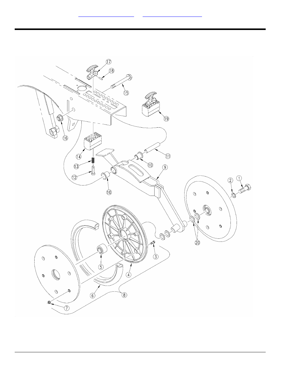 1" x 12" double "v" press wheel | Great Plains 1520P Parts Manual User Manual | Page 68 / 148