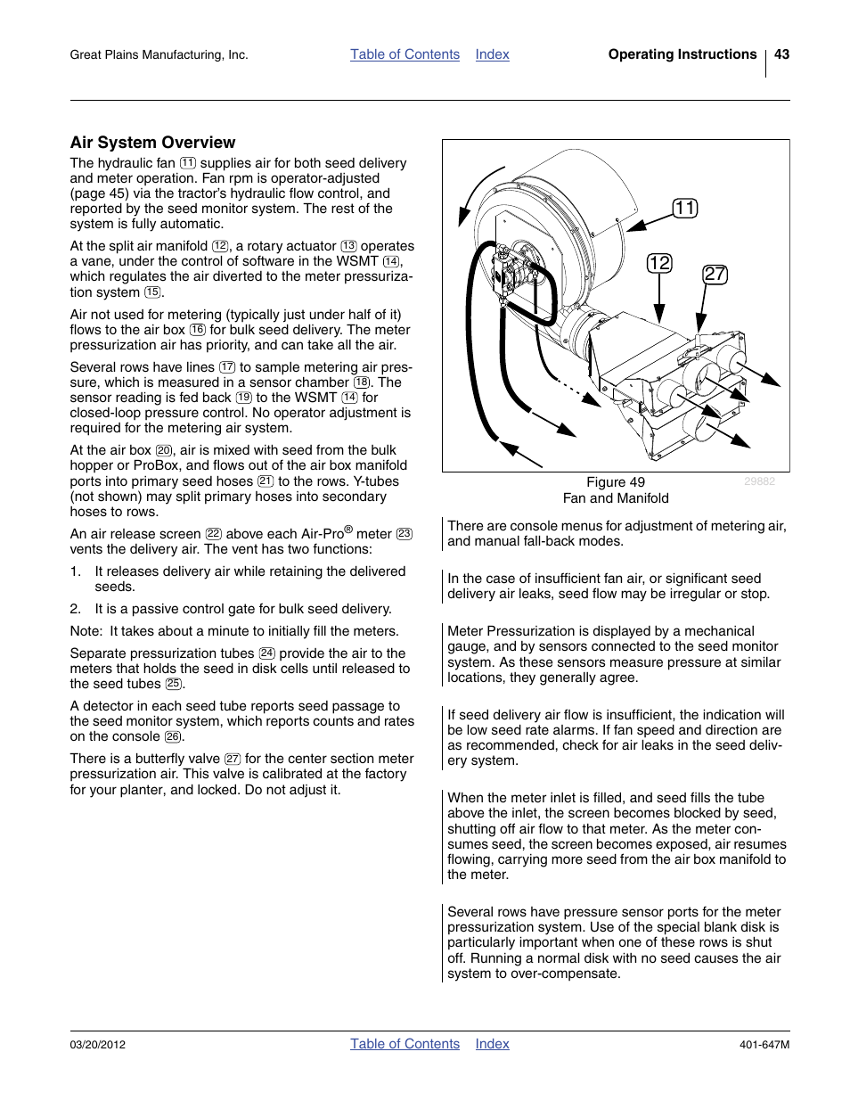 Air system overview | Great Plains 3PYPA Operator Manual User Manual | Page 47 / 188