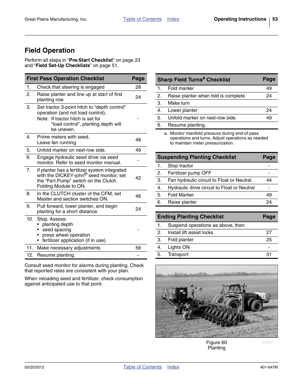 Field operation | Great Plains 3PYPA Operator Manual User Manual | Page 57 / 188