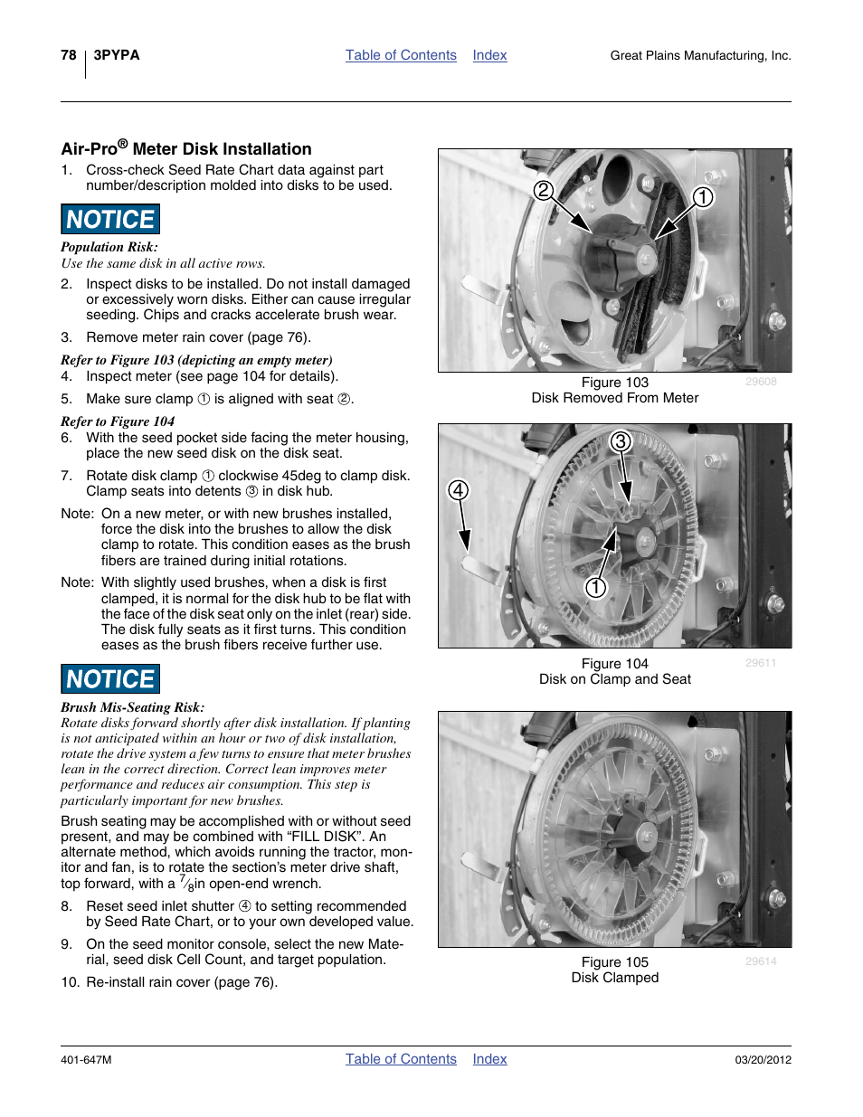 Air-pro® meter disk installation, Air-pro, Meter disk installation | Great Plains 3PYPA Operator Manual User Manual | Page 82 / 188