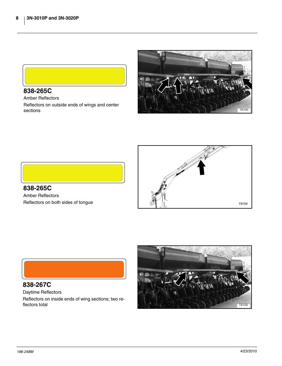 267c, 265c | Great Plains 3N-3020P Operator Manual User Manual | Page 10 / 111