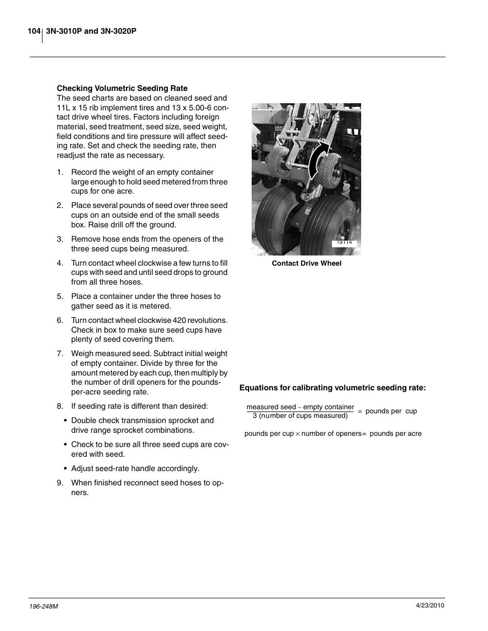 Great Plains 3N-3020P Operator Manual User Manual | Page 106 / 111