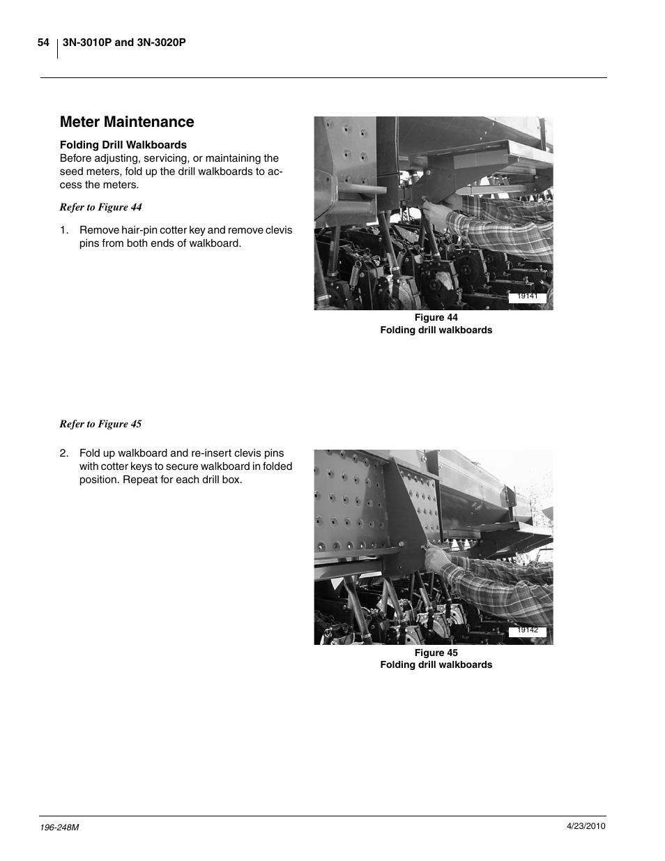 Meter maintenance | Great Plains 3N-3020P Operator Manual User Manual | Page 56 / 111