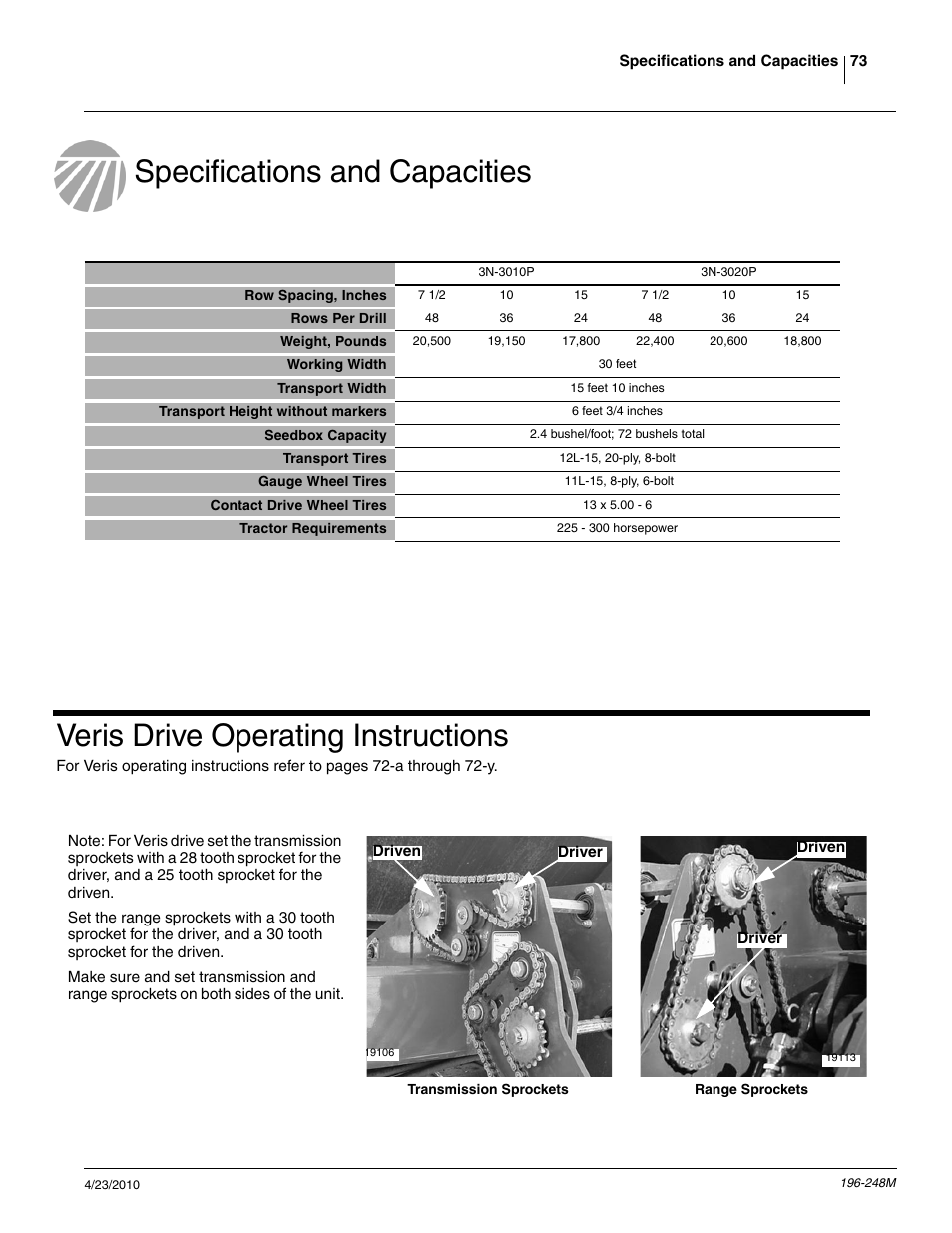 Great Plains 3N-3020P Operator Manual User Manual | Page 75 / 111