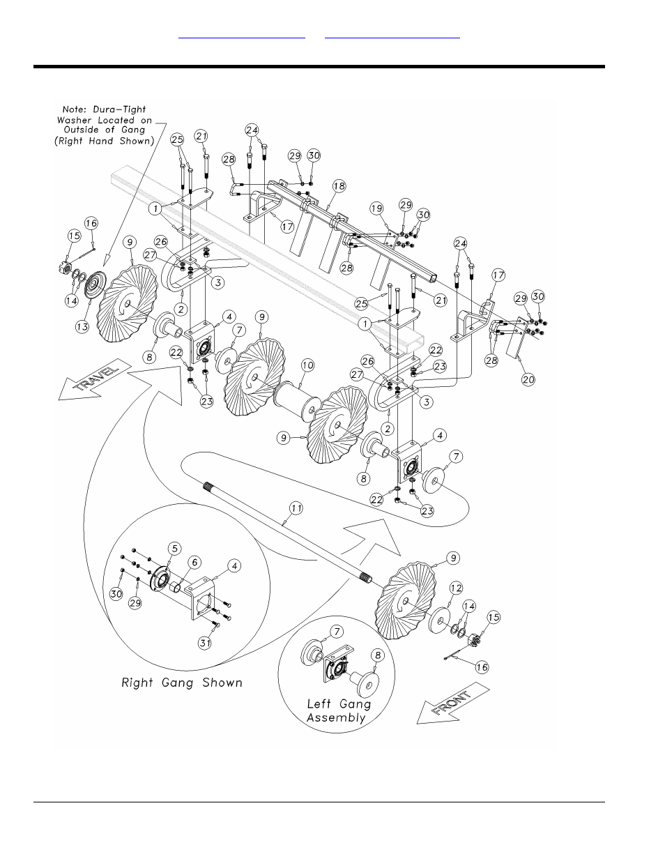 Section 5: gangs, Turbo gang assembly (s/n 1172nn-) | Great Plains 4000TT Parts Manual User Manual | Page 120 / 188