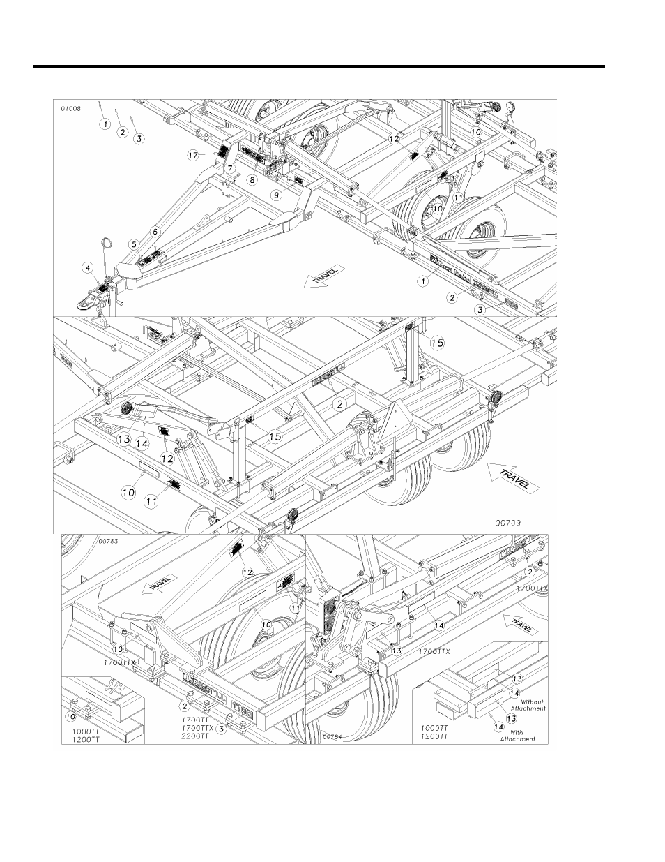 Safety & product decal placement (s/n 2027nn+) | Great Plains 4000TT Parts Manual User Manual | Page 138 / 188