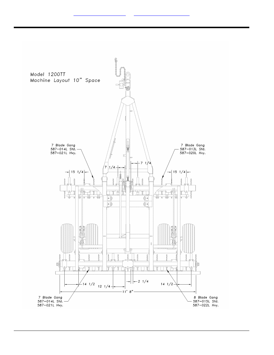 1200tt machine layout, 10" | Great Plains 4000TT Parts Manual User Manual | Page 146 / 188