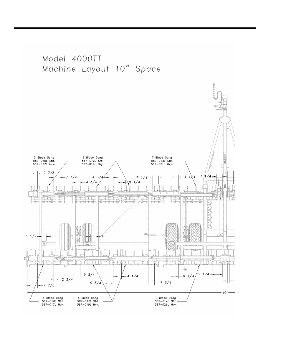 4000tt machine layout, 10" (left) | Great Plains 4000TT Parts Manual User Manual | Page 154 / 188