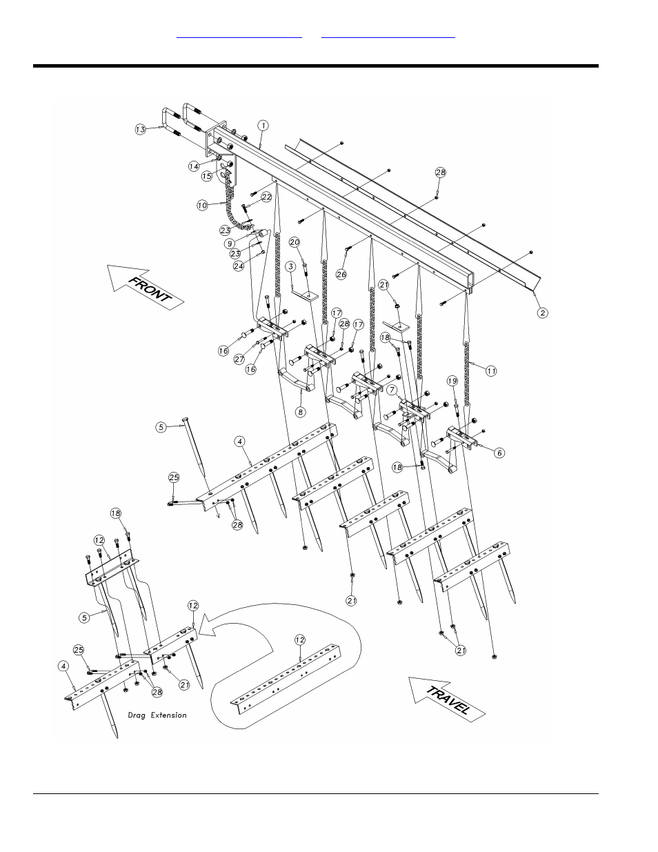 S5t spike drag high residue assembly | Great Plains 4000TT Parts Manual User Manual | Page 170 / 188
