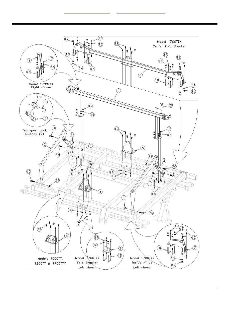 Center lift & fold parts (s/n 2027nn+) | Great Plains 4000TT Parts Manual User Manual | Page 18 / 188