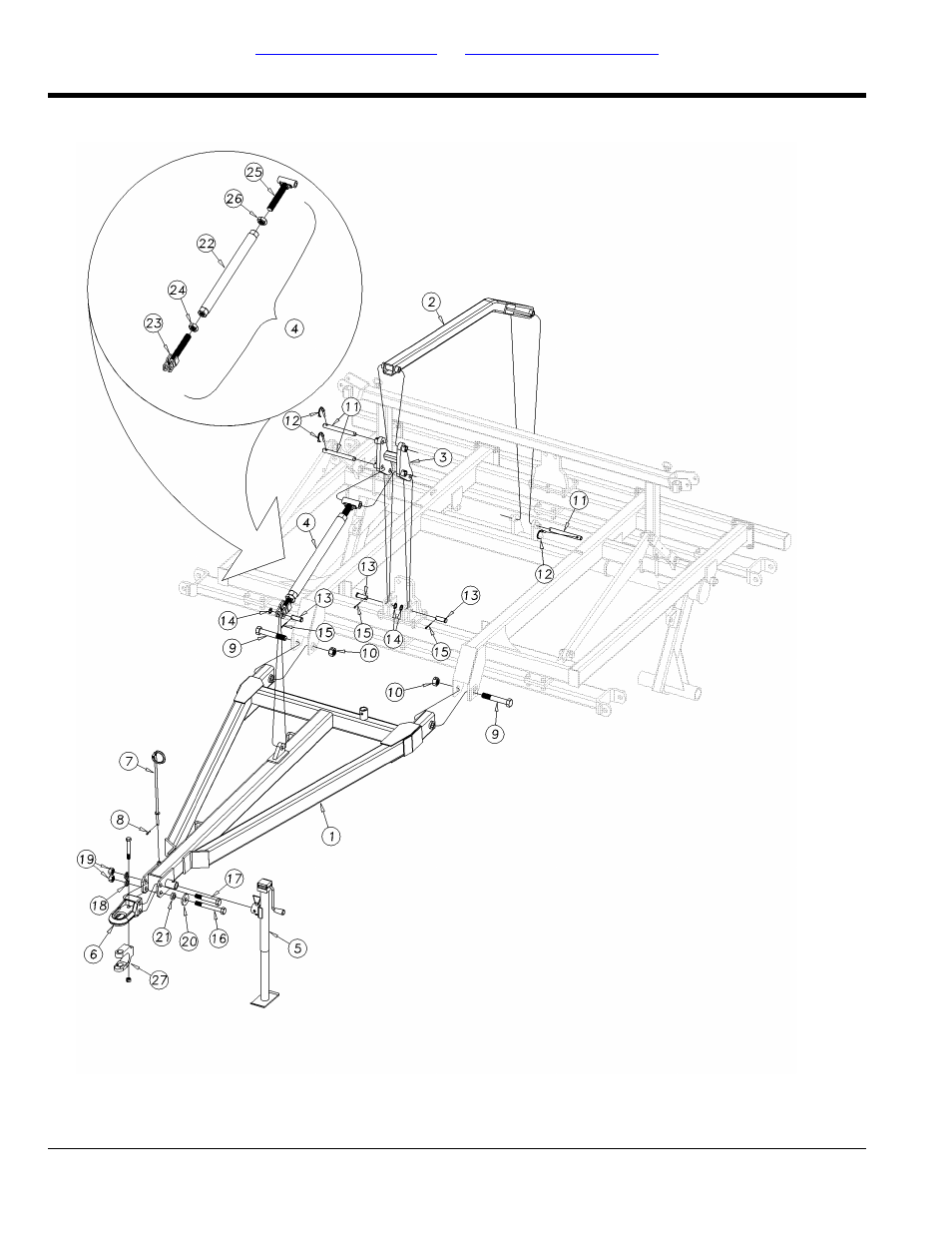 Hitch and self level assembly (s/n 1172nn-) | Great Plains 4000TT Parts Manual User Manual | Page 20 / 188