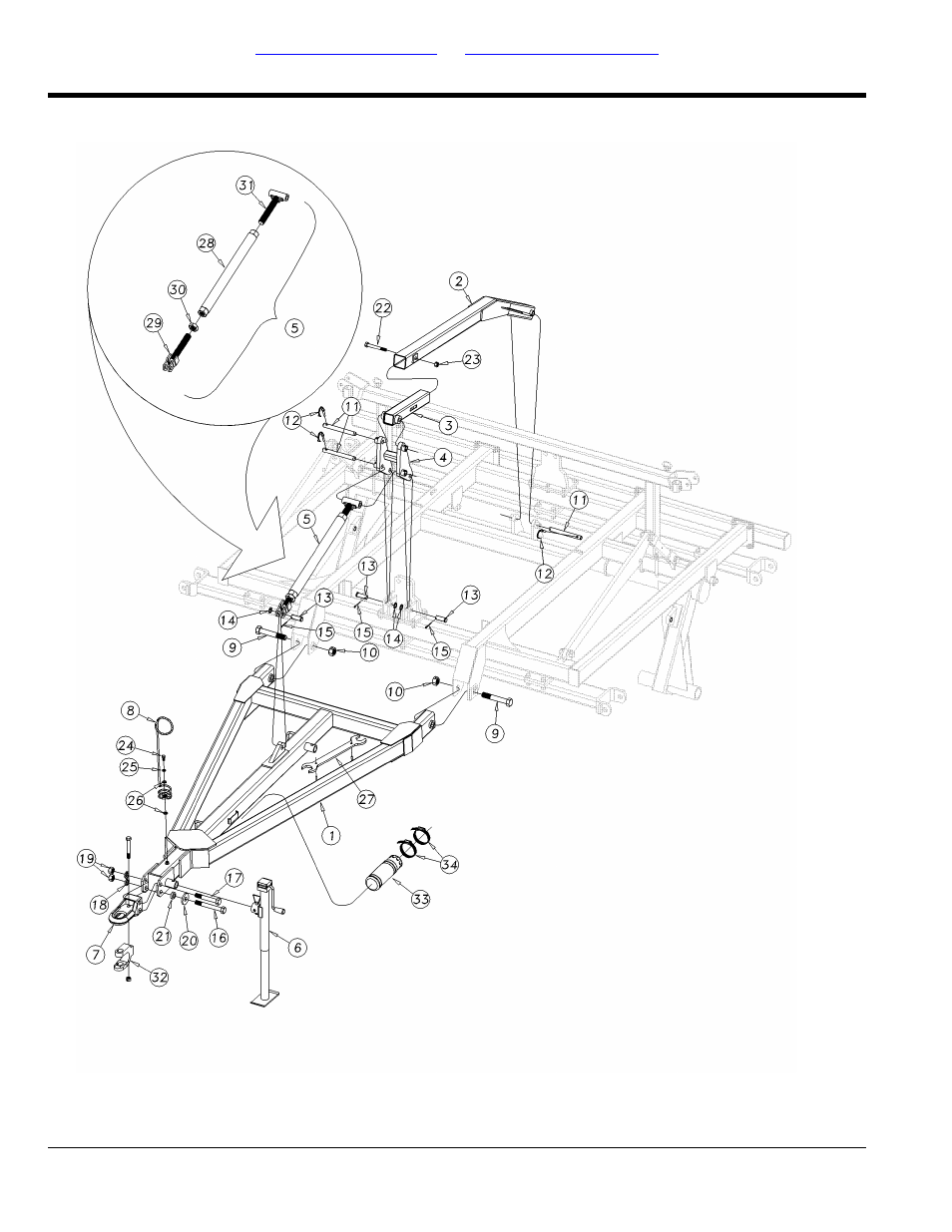 Hitch and self level assembly (s/n 1173nn+) | Great Plains 4000TT Parts Manual User Manual | Page 22 / 188