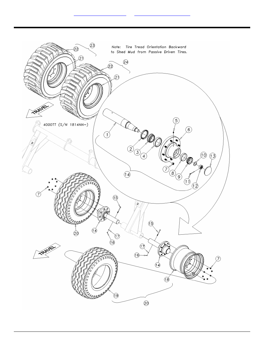 4000tt center transport assembly (s/n 2281nn-) | Great Plains 4000TT Parts Manual User Manual | Page 46 / 188