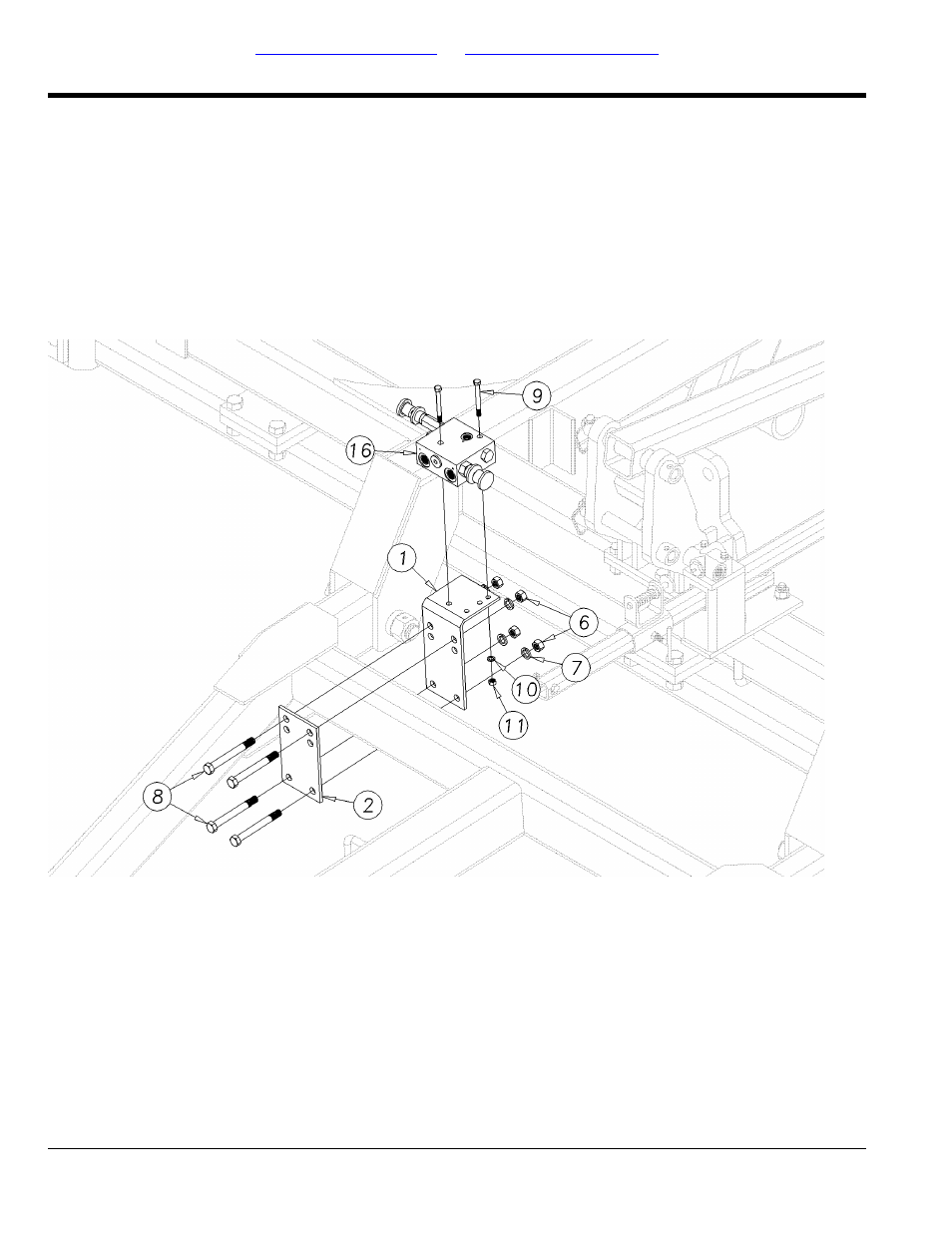 Hydraulic valve bracket assy. 2200tt & 3000tt (s/n, 1060nn<->1410nn) | Great Plains 4000TT Parts Manual User Manual | Page 72 / 188