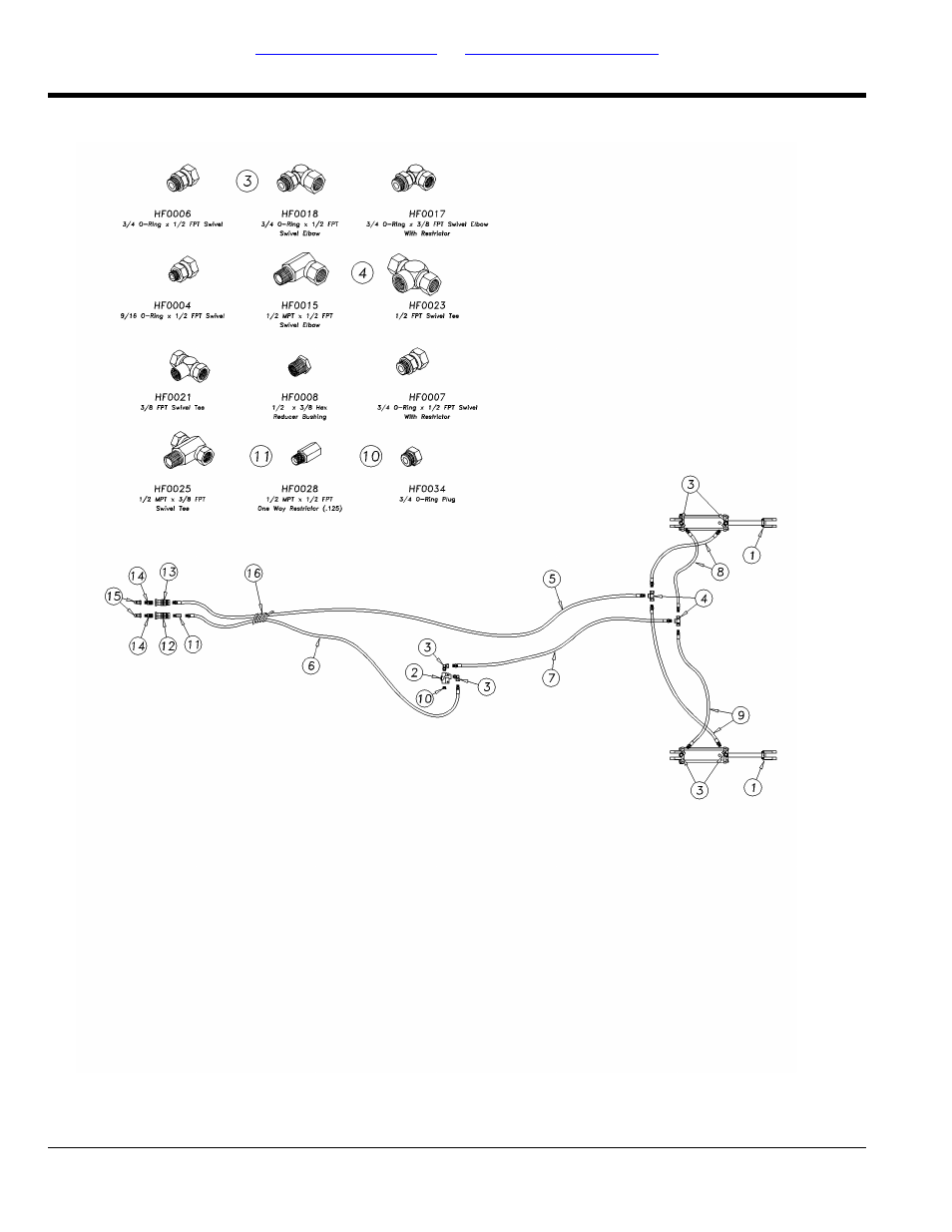 Hydraulic lift system 1200tt (s/n 1172nn-) | Great Plains 4000TT Parts Manual User Manual | Page 74 / 188