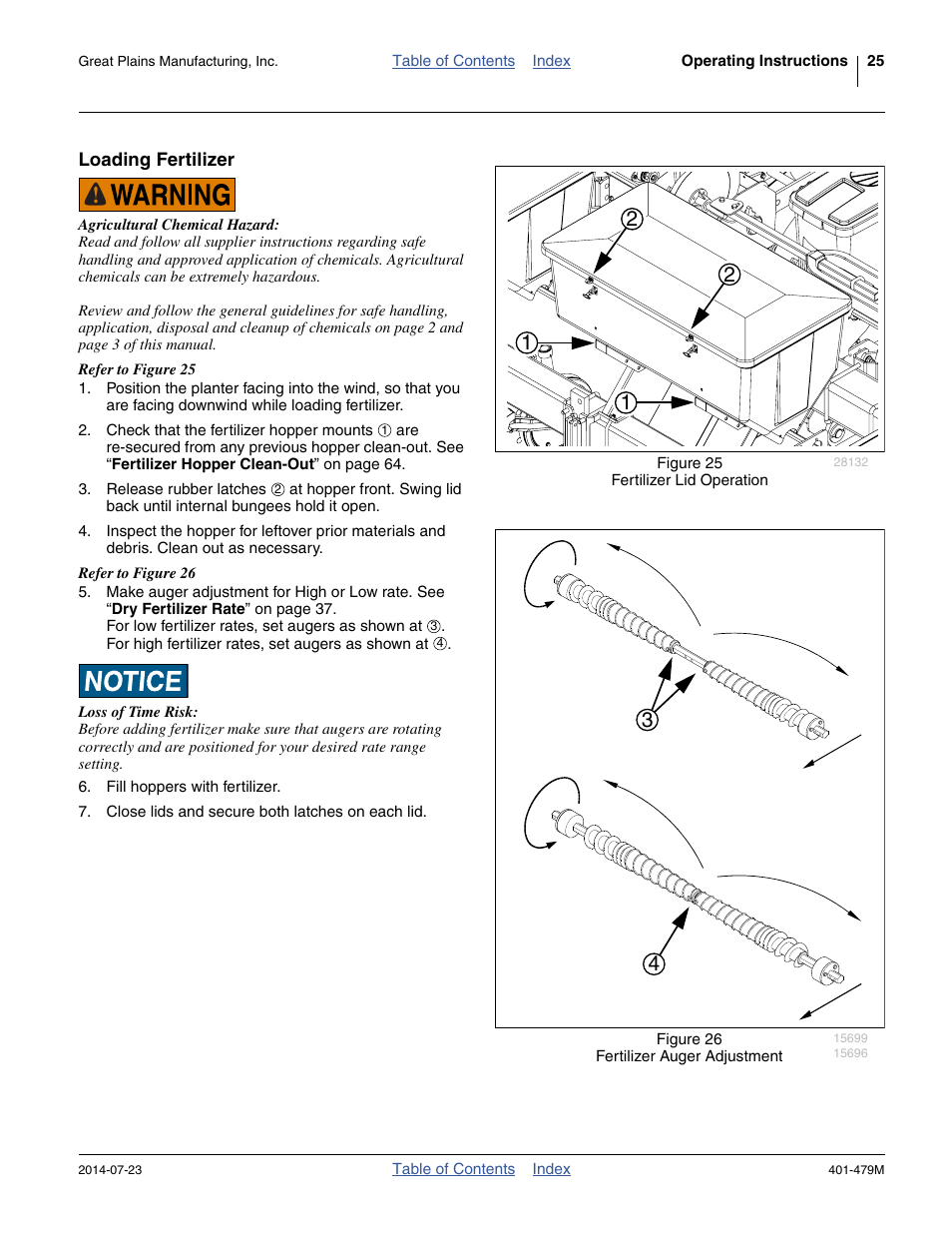 Loading fertilizer | Great Plains PD8070 Operator Manual User Manual | Page 29 / 114