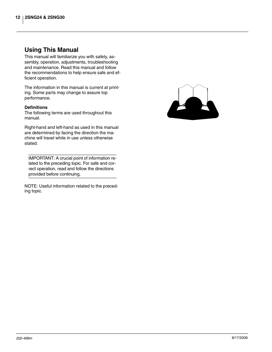 Using this manual, Definitions | Great Plains 2SNG30 Operator Manual User Manual | Page 14 / 40