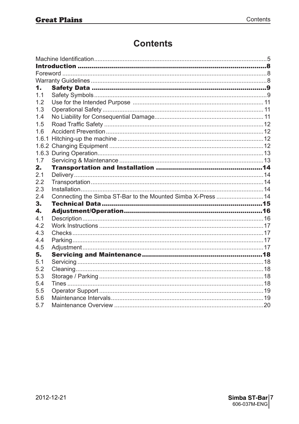 Great Plains ST-Bar Operator Manual User Manual | Page 7 / 20