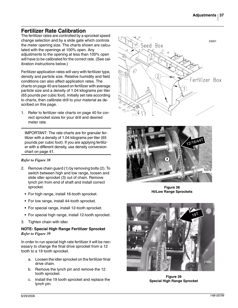Fertilizer rate calibration | Great Plains V-300F Operator Manual User Manual | Page 39 / 84