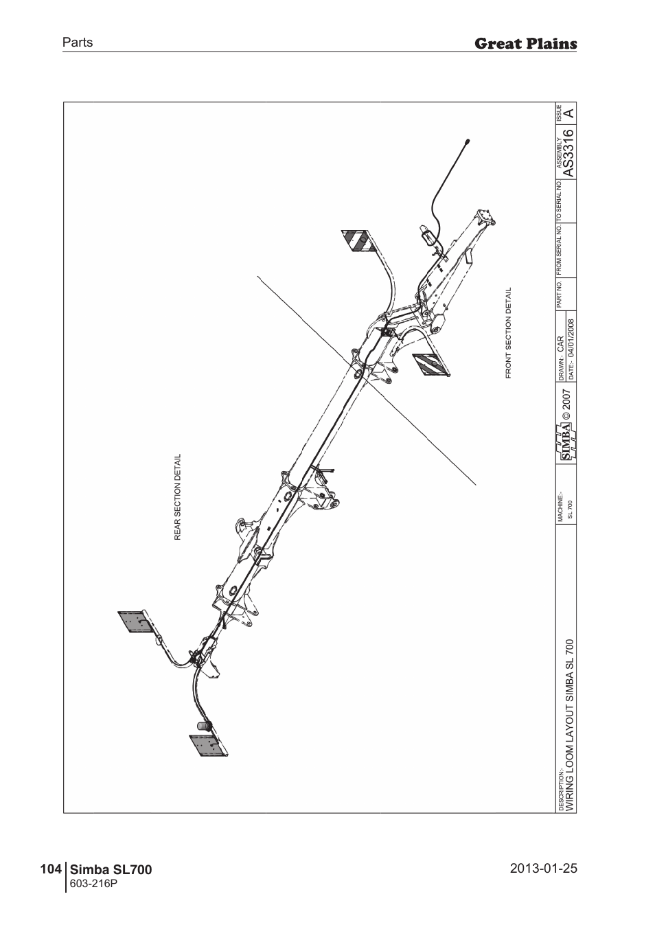 Great Plains SL700 Parts Manual User Manual | Page 104 / 140