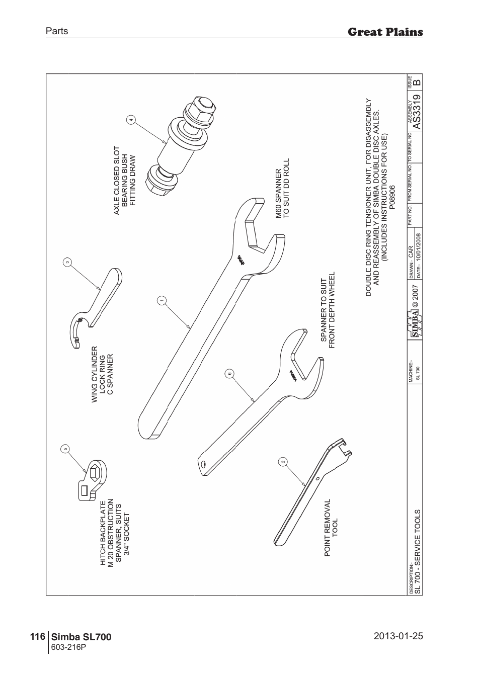 Great Plains SL700 Parts Manual User Manual | Page 116 / 140