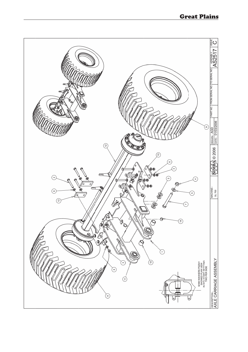 Great Plains SL700 Parts Manual User Manual | Page 12 / 140