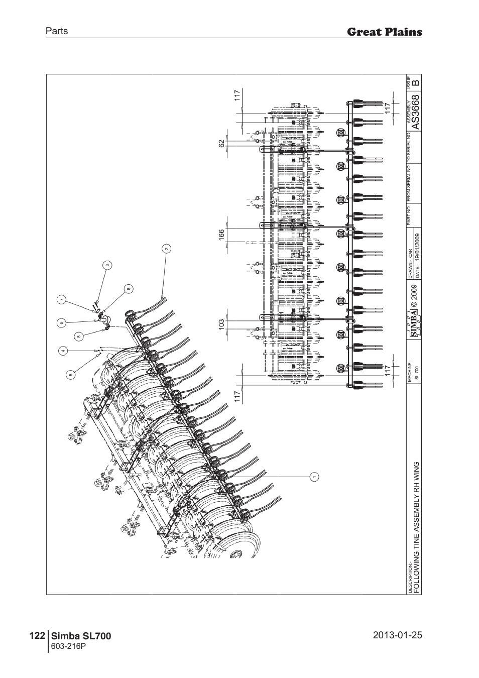 Great Plains SL700 Parts Manual User Manual | Page 122 / 140