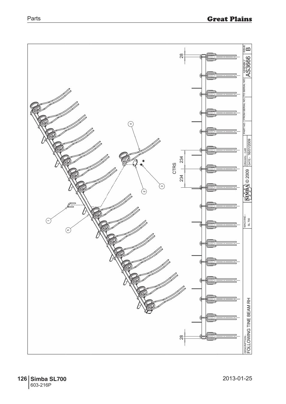Great Plains SL700 Parts Manual User Manual | Page 126 / 140