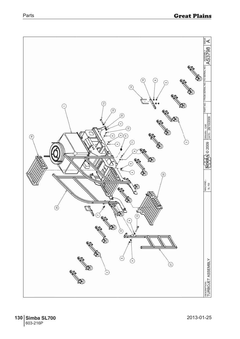 Great Plains SL700 Parts Manual User Manual | Page 130 / 140