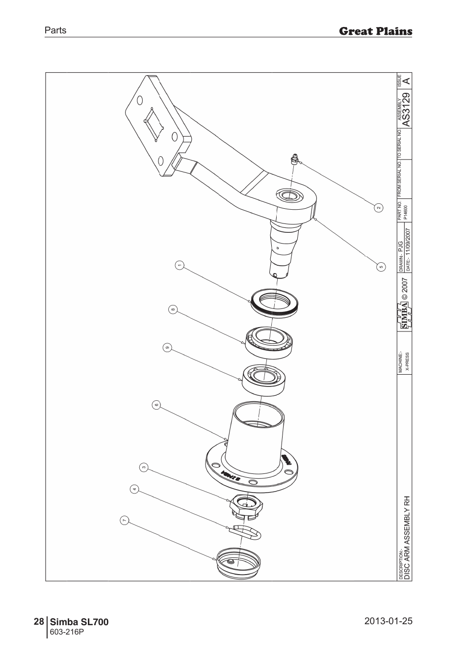 Great Plains SL700 Parts Manual User Manual | Page 28 / 140