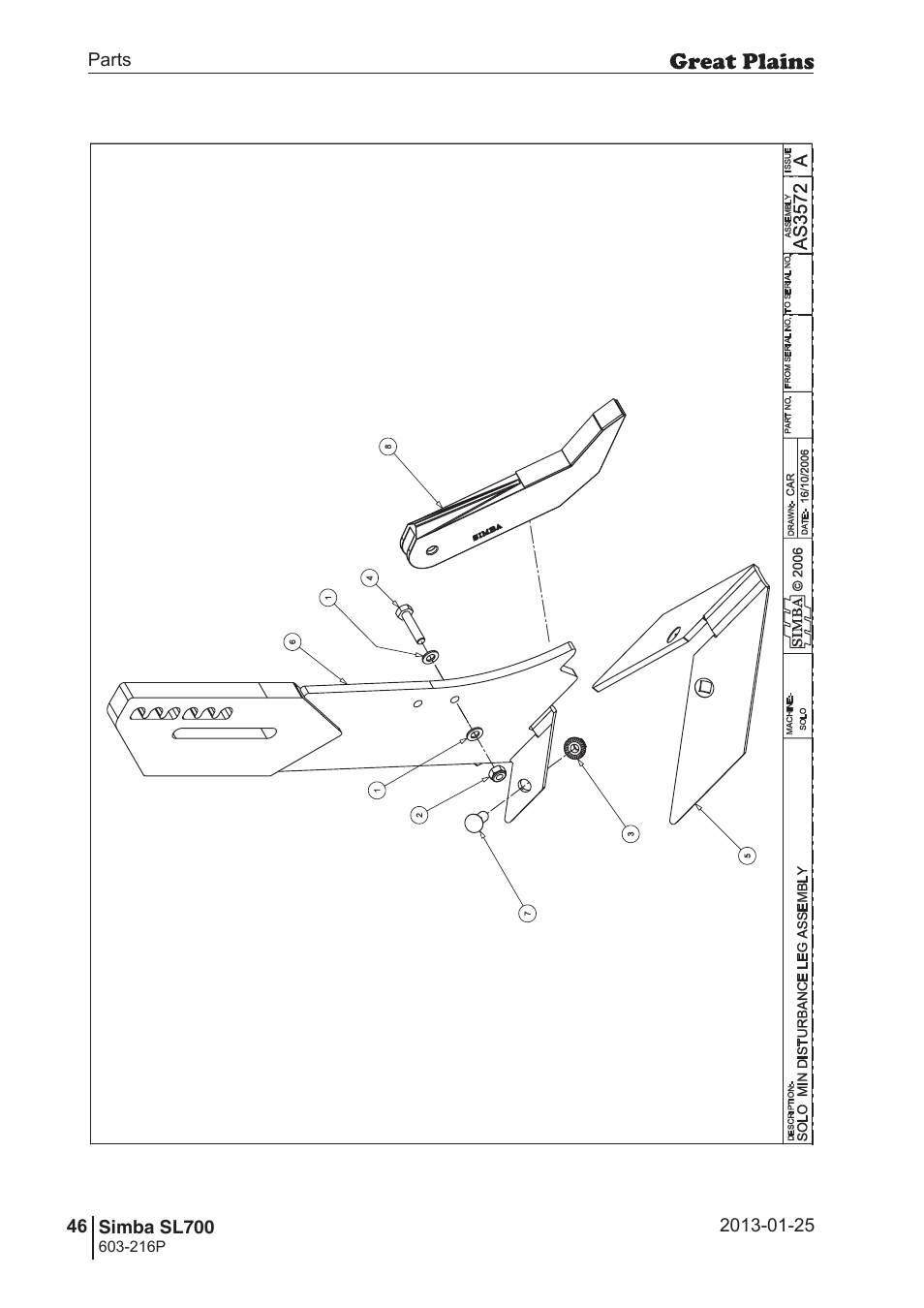 Great Plains SL700 Parts Manual User Manual | Page 46 / 140