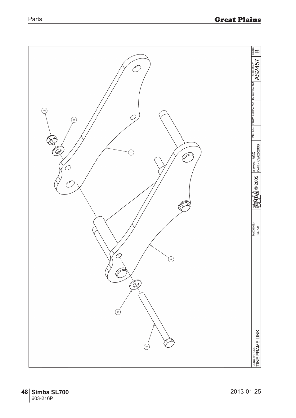 Great Plains SL700 Parts Manual User Manual | Page 48 / 140