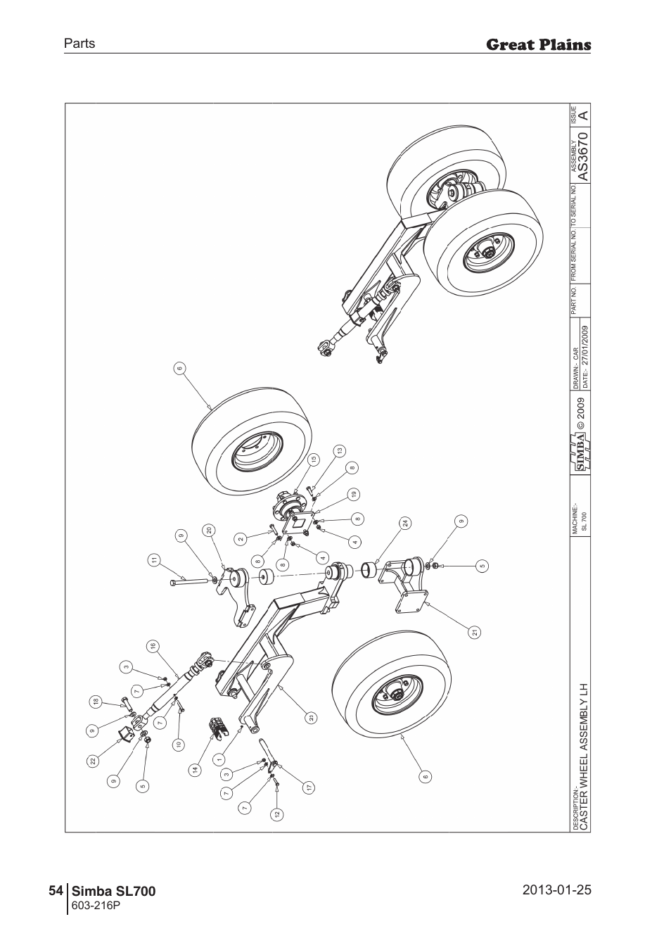 Great Plains SL700 Parts Manual User Manual | Page 54 / 140