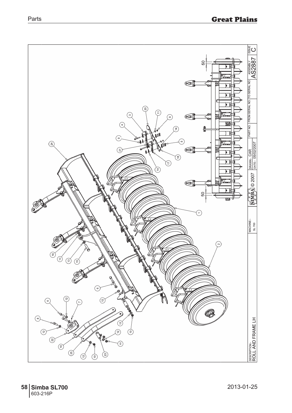 Great Plains SL700 Parts Manual User Manual | Page 58 / 140