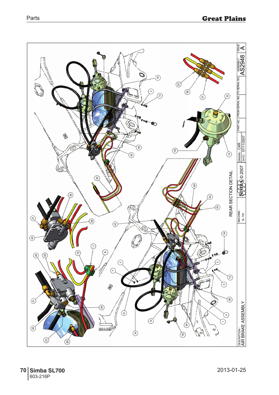 Great Plains SL700 Parts Manual User Manual | Page 70 / 140