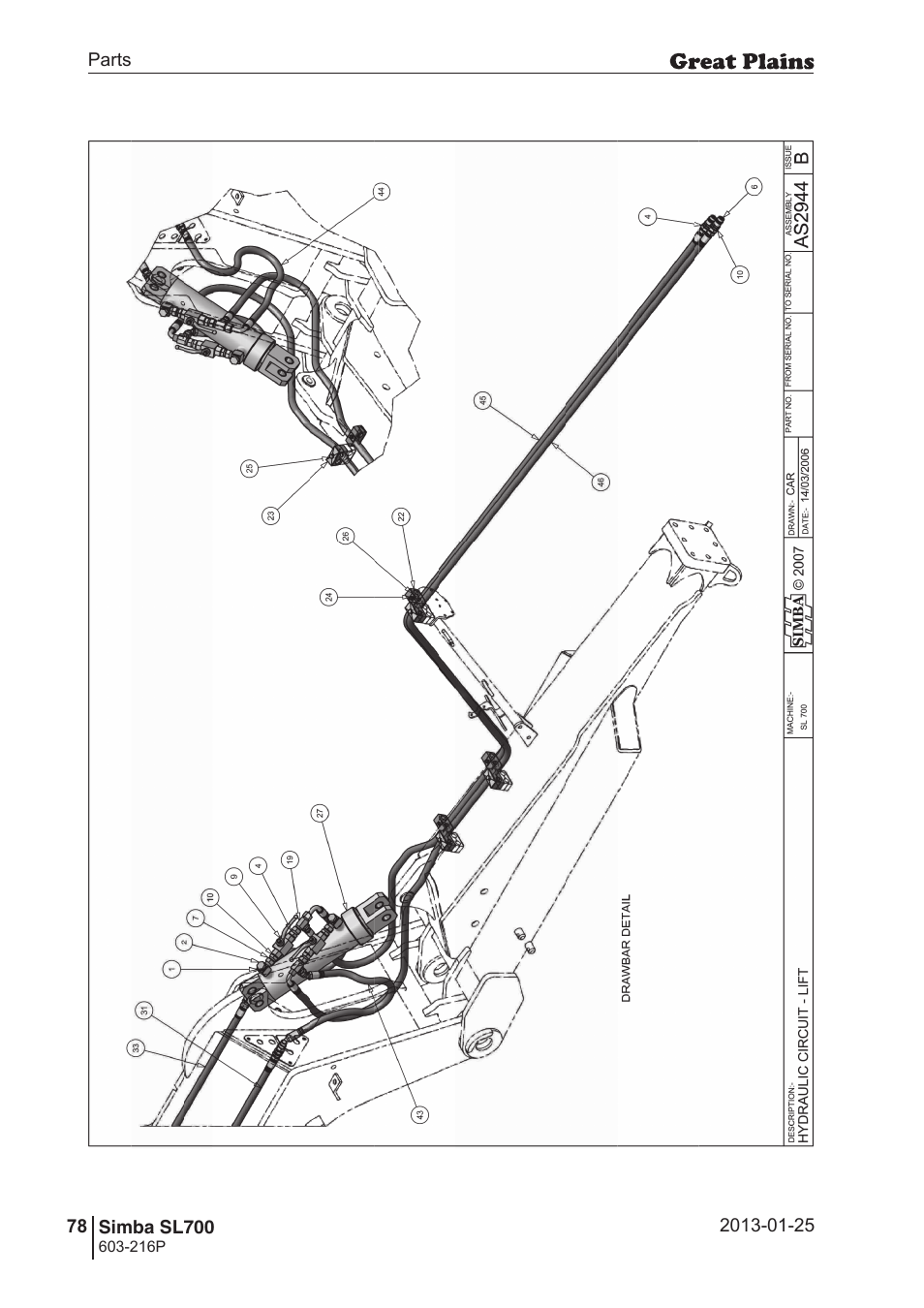 Great Plains SL700 Parts Manual User Manual | Page 78 / 140