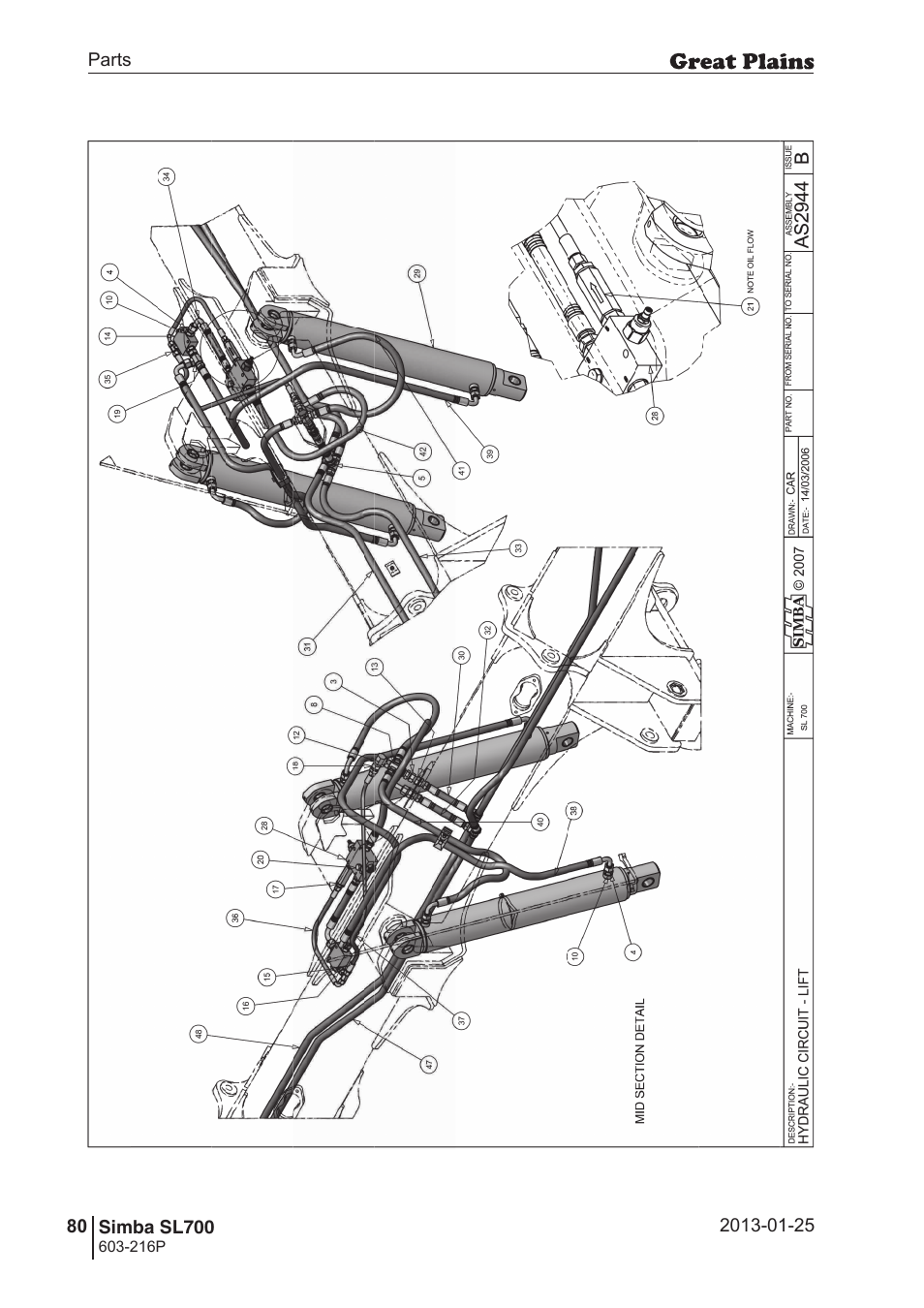 Great Plains SL700 Parts Manual User Manual | Page 80 / 140