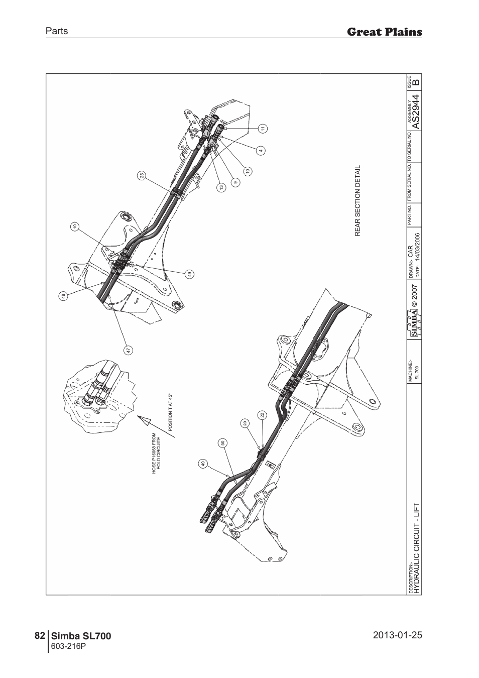 Great Plains SL700 Parts Manual User Manual | Page 82 / 140