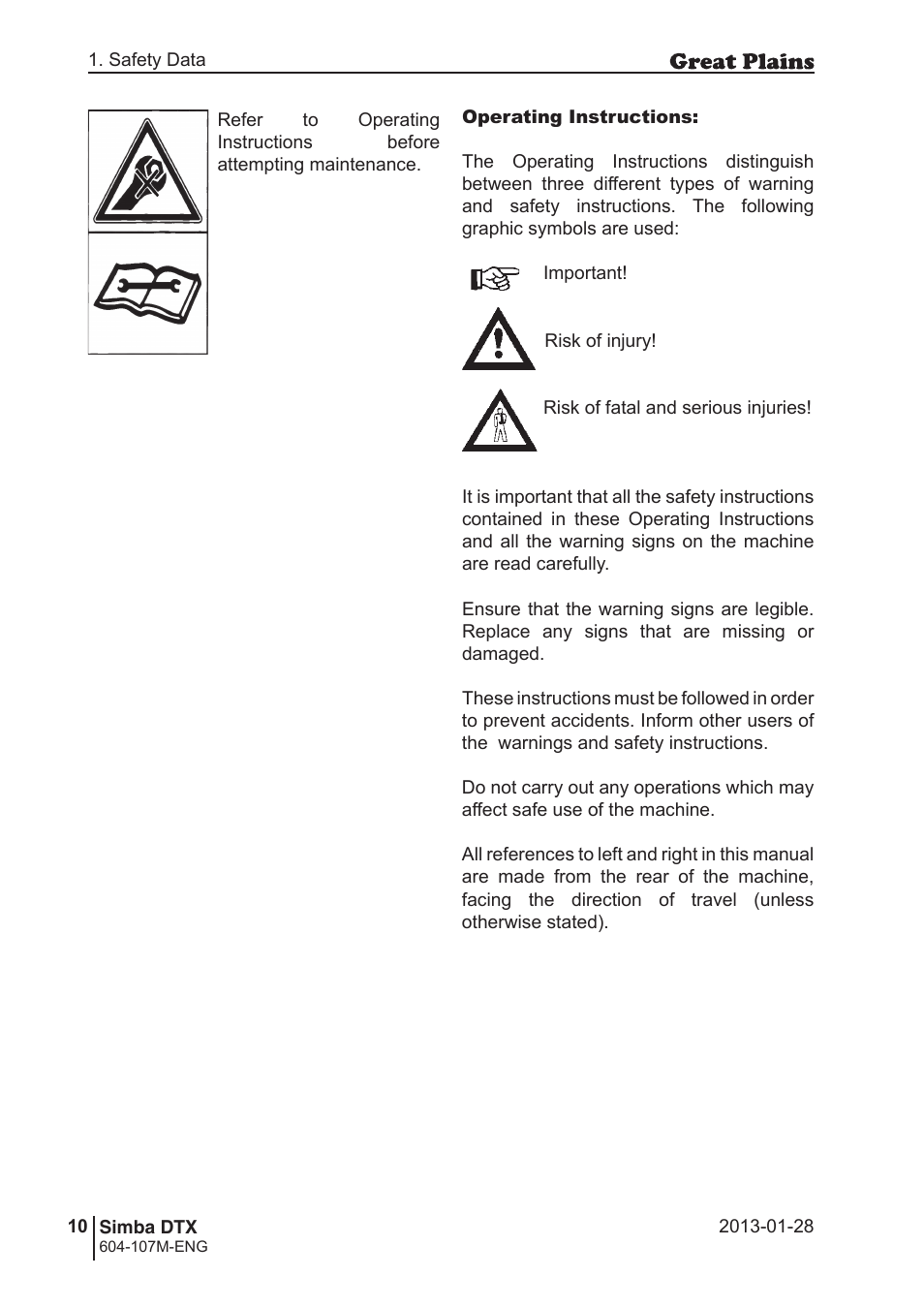 Great Plains DTX350 Operator Manual User Manual | Page 10 / 34