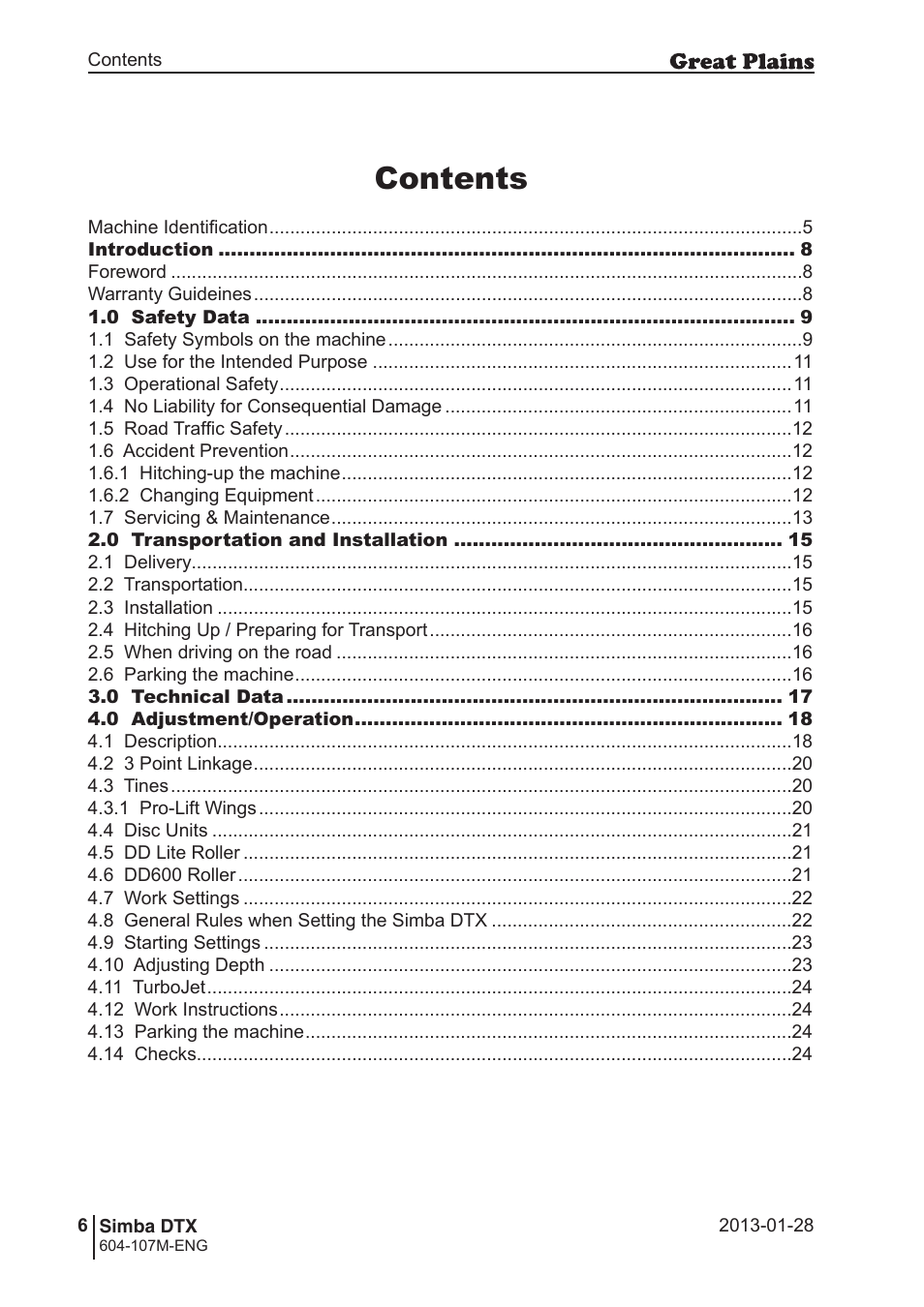 Great Plains DTX350 Operator Manual User Manual | Page 6 / 34