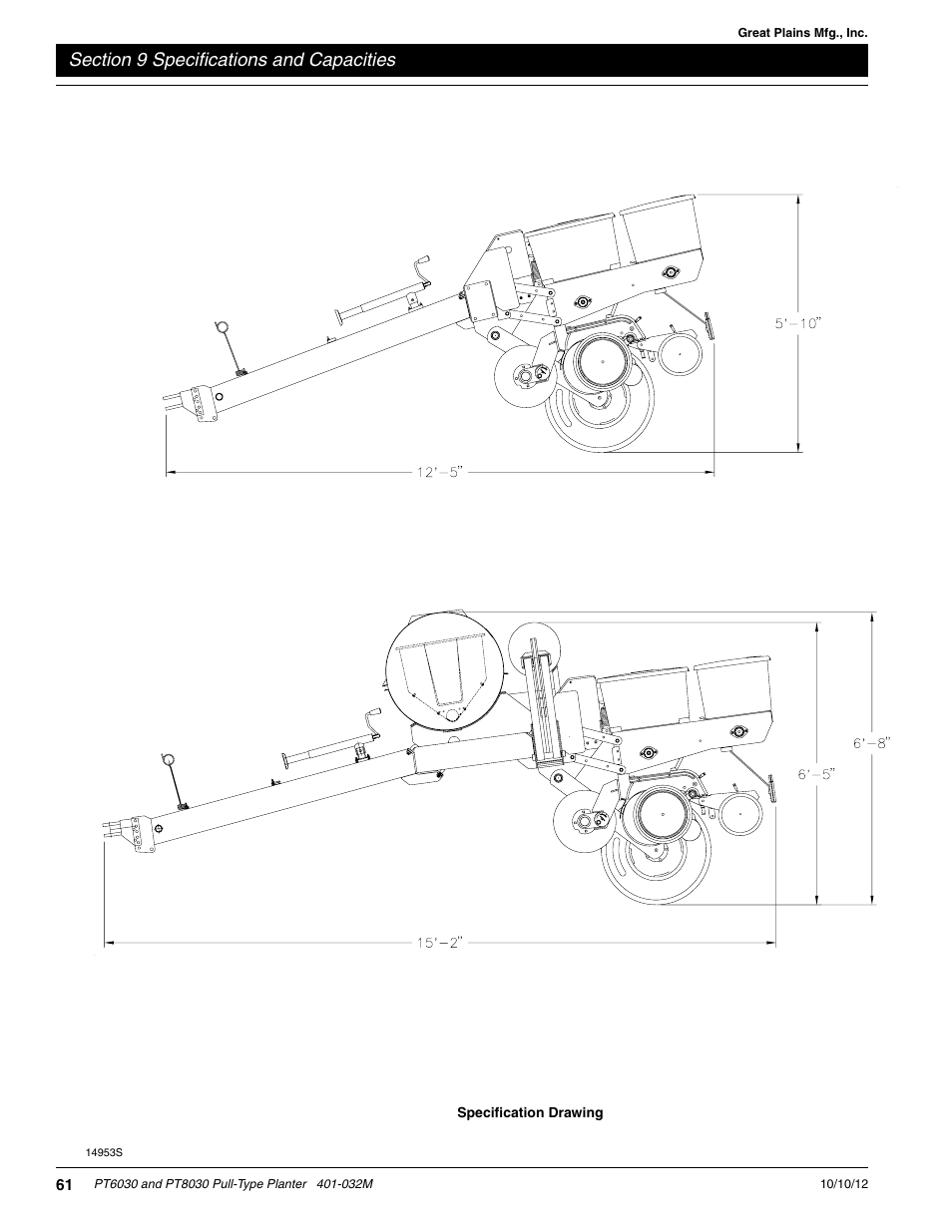 Great Plains PT8030 V1012 Operator Manual User Manual | Page 63 / 66