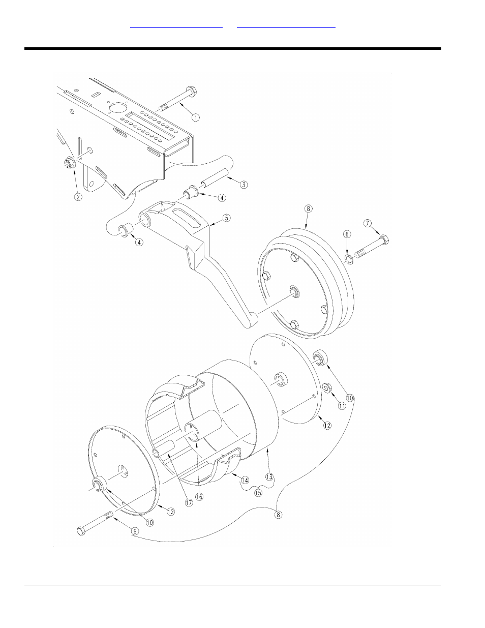 Hd 4" x 12" double ribbed single press wheel | Great Plains 3S-4000HDF Parts Manual User Manual | Page 154 / 214