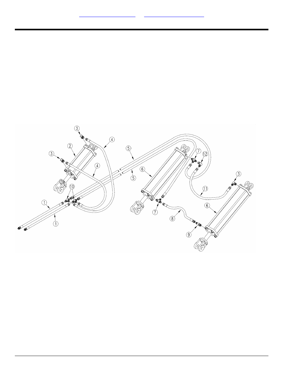 Transport axle and transport hook hydraulics | Great Plains 3S-4000HDF Parts Manual User Manual | Page 160 / 214