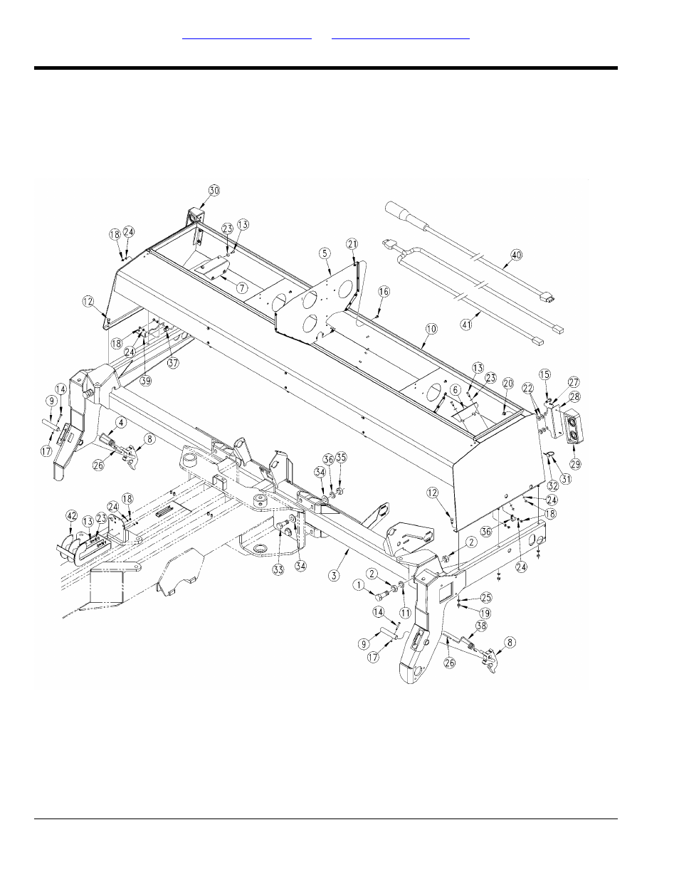 Box and frame assembly, Center box and center frame to tongue | Great Plains 3S-4000HDF Parts Manual User Manual | Page 20 / 214