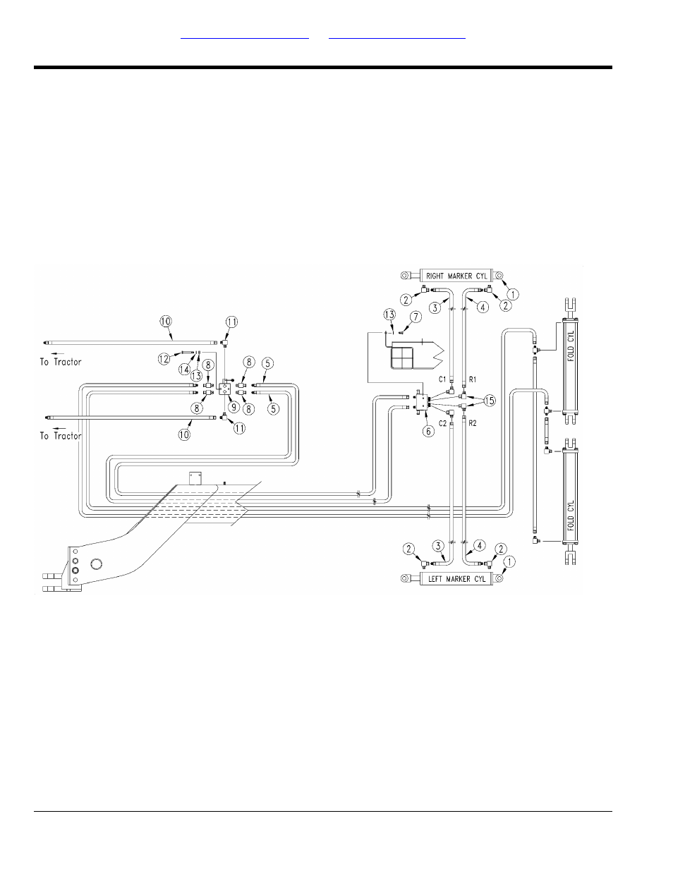 Dual marker hydraulics | Great Plains 3S-4000HDF Parts Manual User Manual | Page 200 / 214