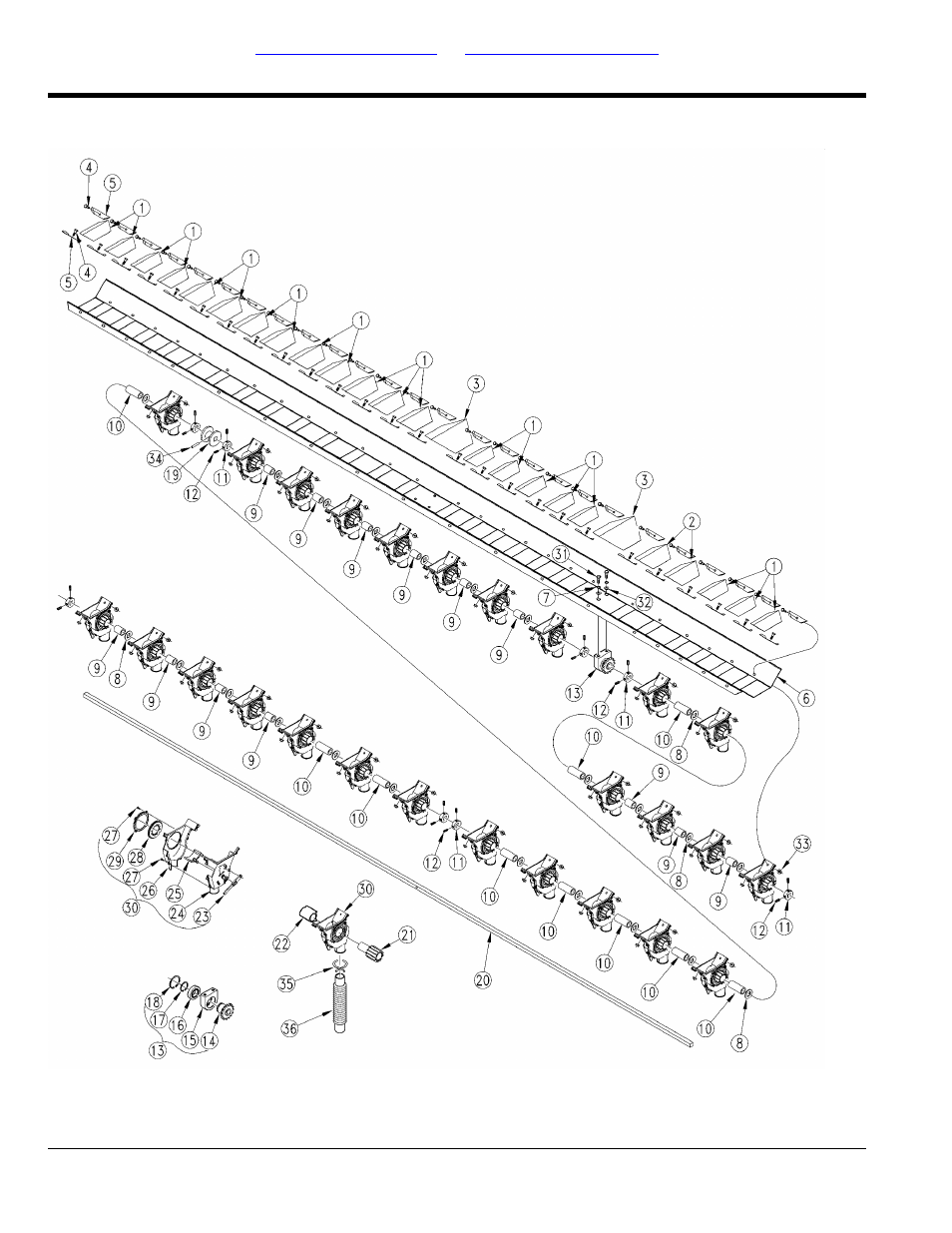 6" feeder cup spacing lh & center | Great Plains 3S-4000HDF Parts Manual User Manual | Page 66 / 214