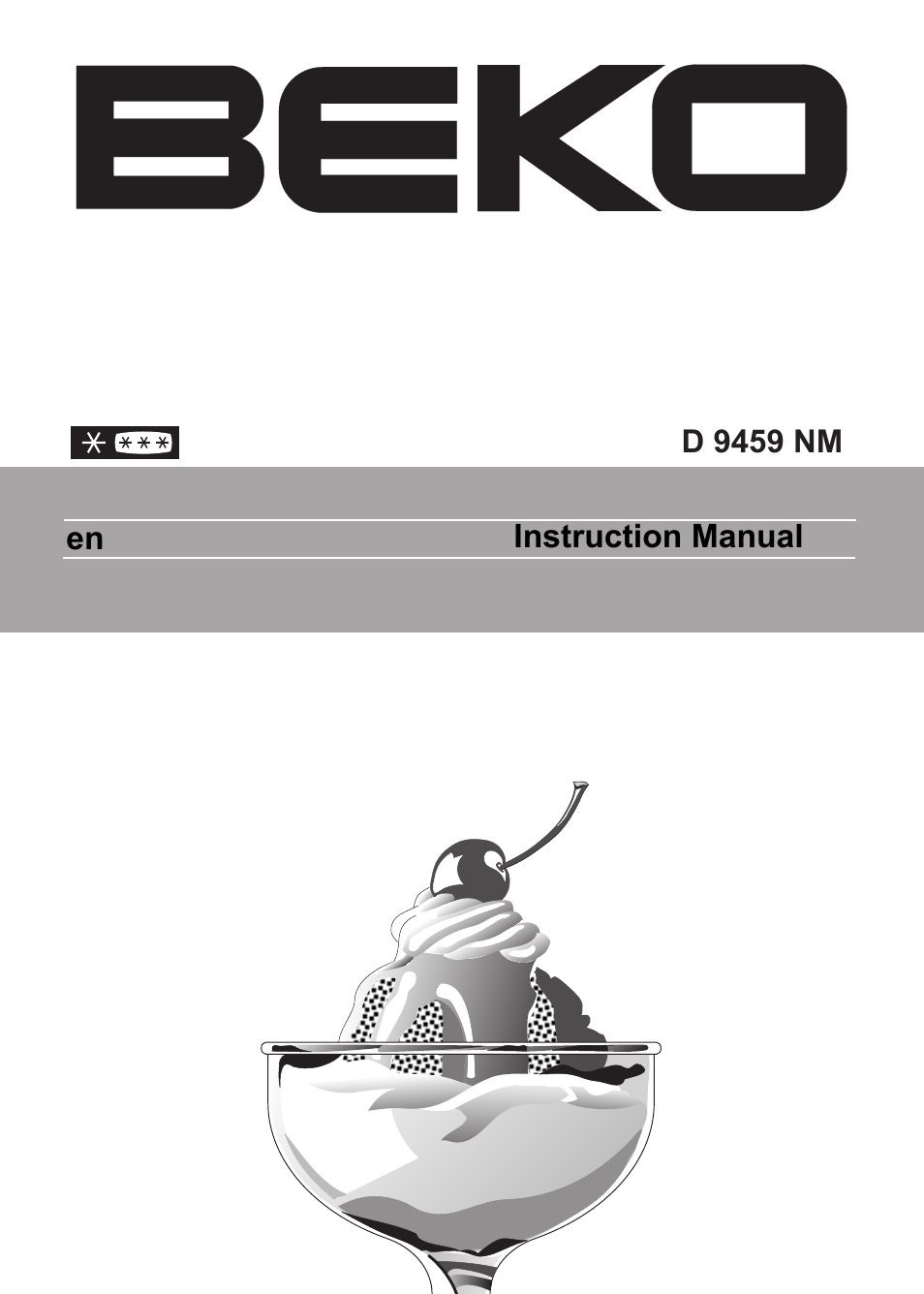 Beko D 9459 NM User Manual | 14 pages