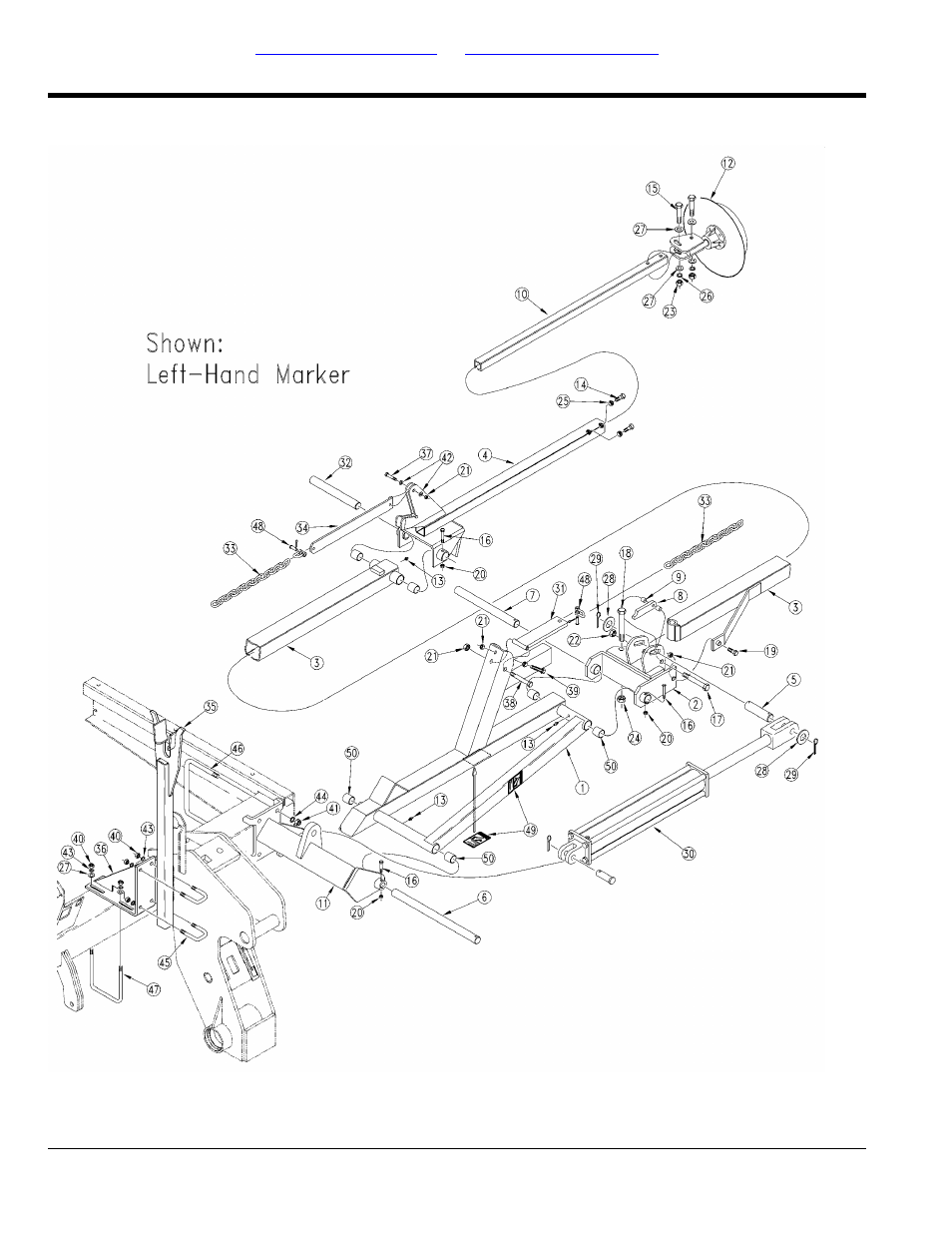 Flat fold marker | Great Plains 2S-2600HDF Parts Manual User Manual | Page 190 / 210