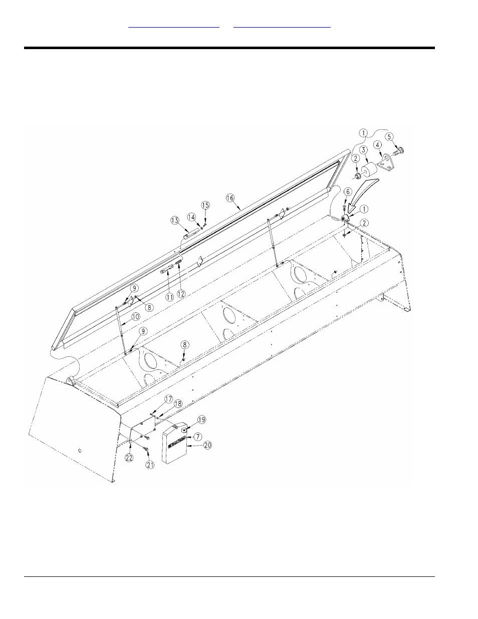Lid to box, Table of contents part number index lid to box | Great Plains 2S-2600HDF Parts Manual User Manual | Page 38 / 210