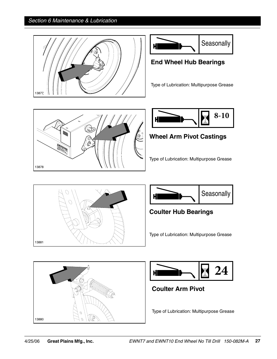 Seasonally | Great Plains EWNT7 1523Q-1630Q Operator Manual User Manual | Page 29 / 34